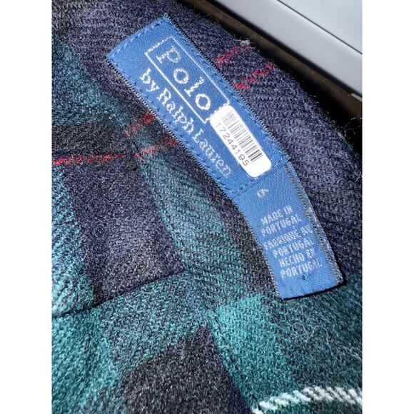 Polo by Ralph Lauren Navy & Green Plaid Mini Skirt - Picture 13 of 14